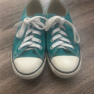 Women’s Turquoise Canvas Sneakers